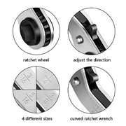 HVAC Service Wrench with Hex Bit Adapter Suitable for Air Conditioning