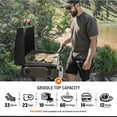 thumbnail image 5 of Blackstone On the Go 2-Burner 22" Scissor Cart Griddle with Hood, 5 of 7