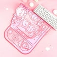 thumbnail image 4 of Axolotl Desk Mat | Kawaii Cute Anime Pink Mouse Pad, 4 of 6