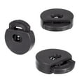 thumbnail image 2 of Circle Cord Lock with 6mm Hole by Paracord Planet - Black - Spring-Loaded - Multiple Pack Options, 2 of 5