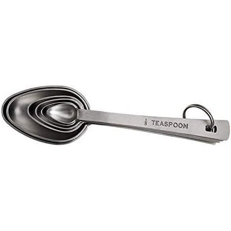 5Pcs/set Measuring Spoon White Plastic Teaspoon Tablespoon Kitchen 2019  T1D9