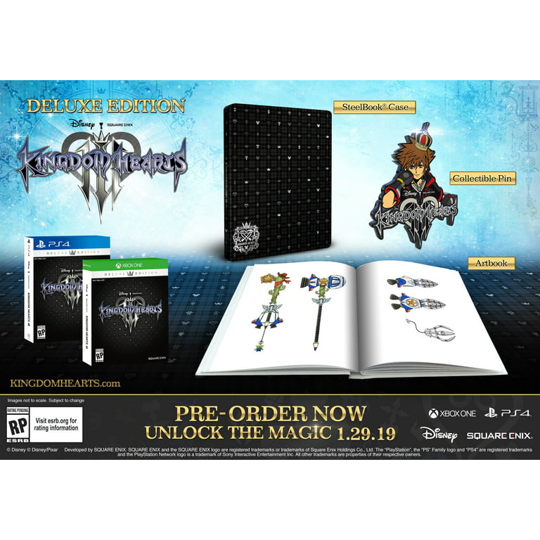 Gøre en indsats dom Derfra Kingdom Hearts 3 Deluxe Edition, Square Enix, Xbox One, 662248921839 -  Walmart.com