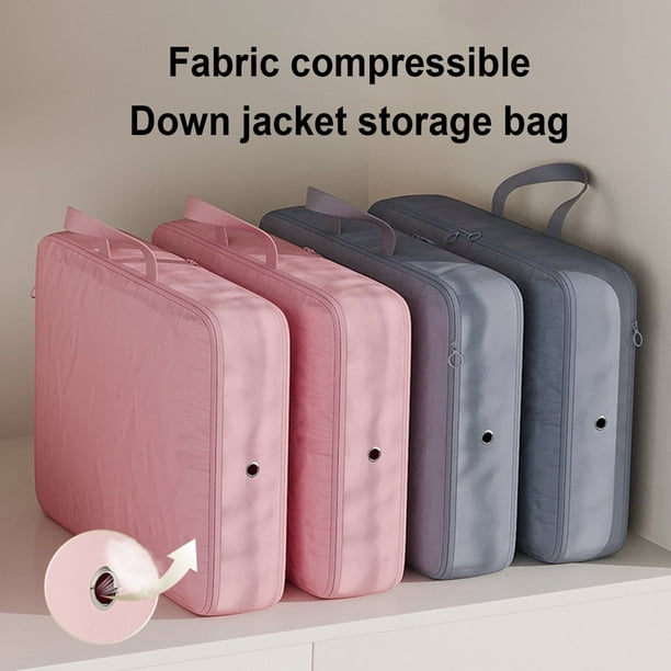 EIMELI Down Jacket Storage Bag Large Capacity Double Zipper Dirt