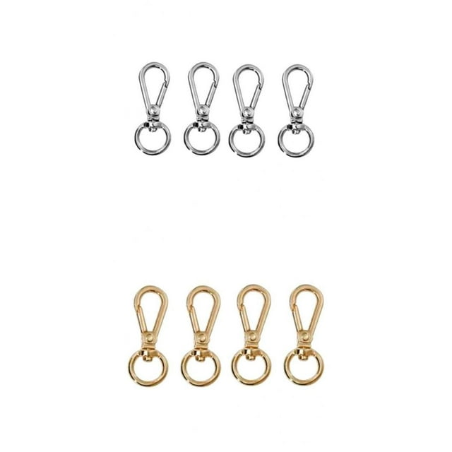 8X Broches de Langosta Sunnimix Clips de Gatillo Giratorios de Cordón a Presión Bolsa llavero