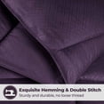thumbnail image 6 of Superior Striped Reversible Down Alternative Comforter, Plum, Twin/Twin XL, 6 of 13