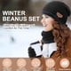 thumbnail image 2 of Conjunto de Invierno 3 Piezas Color Negro con Gorro de Punto Forrado, Bufanda Cuello de Forro Polar y Guantes Táctiles Antideslizantes para Hombre y Mujer, 2 of 8