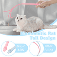 thumbnail image 4 of Easy Joy 2Pcs Interactive Cat Toy Wand Cats Silicone Mouse Tail for Cats Indoor Interactive Exercise, 4 of 9