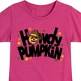 thumbnail image 3 of Instant Message - Fall - Howdy Pumpkin - Toddler & Youth Girls Short Sleeve Graphic T-Shirt, 3 of 6