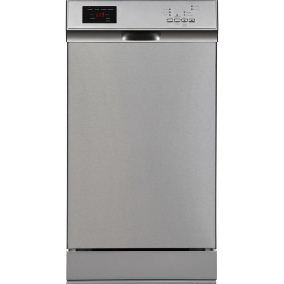 Kenmore 18" Built-in Stainless Steel Tub Dishwasher, SmartWash, Energy Star Certified, Stainless Steel