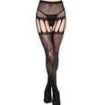 thumbnail image 1 of Bas Résille pour Femmes, Haut en Dentelle, Porte-Jarretelles, Lingerie, Bas Collants, 1 of 1