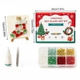 thumbnail image 3 of Christmas Sea Glass Art Kit, Diy Handmade Creative Project Set, Craft Kit for Adults, Kids Activity Kit, Christmas Decorations for Home, Includes Mosaic Glass Pieces, Art Board,, 3 of 9