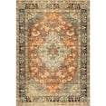 thumbnail image 5 of Nuloom Esmeralda SpinClean Distressed Medallion Area Rug, 7' 10" x 10', Esmeralda Orange, 5 of 6