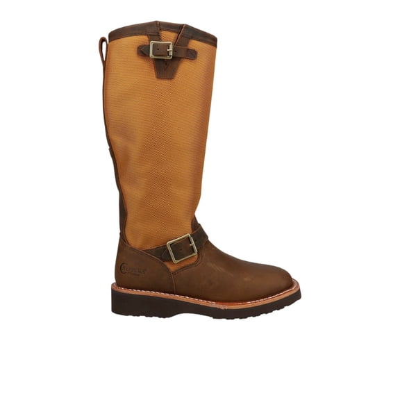 Chippewa Footwear Womens Chippewa Women`s Cottonwood Hickory Square Toe 17in Tall Snake Boot 10 M Brown