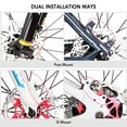 thumbnail image 2 of Graflsoa Hydraulic Disc Brake Set for Mountain Bikes - Aluminum Alloy, Black, Front/Rear Options, 1400-Right Hand Rear Brake, 2 of 6