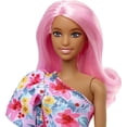 Barbie Fashionistas Doll #189 - Pink Hair, Prosthetic Leg & Floral Dress With Sneakers & Sunglasses