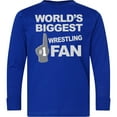 thumbnail image 3 of Inktastic Wrestling Fan Sports Long Sleeve Youth T-Shirt, 3 of 5
