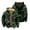 Army Green, variant on Fall Winter Men's Hooded Long Sleeve Pocket Plus Size Sweatshirt Jacket