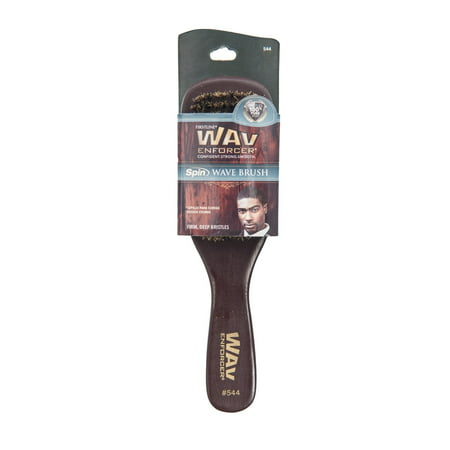 Firstline WavEnforcer Spin Wave Boar Bristle (Best 360 Wave Brush)