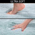 thumbnail image 3 of GHSDFBB Bath Rug for Bathroom Non Slip Bathroom Mat (20x32, Aqua) Water Absorbent Soft Microfiber Shaggy Bathroom Rug Machine Washable Bath Mat for Bathroom Thick Plush Shower Mat, 3 of 7