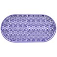 thumbnail image 3 of Home Basics Oval Plastic Vanity Tray with Rounded Feet, Purple, 3 of 3