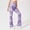 Purple, variant on Women's Bootcut Yoga Pants Workout Flare Yoga Leggings Sunflower Print Wide Leg Pants Lounge Bell Bottom Dress Pants