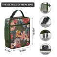thumbnail image 3 of Wildflower Insulated Lunch Bag Box Teen Reusable Lunch Tote Bag Water-Resistant Cooler Tote Bag Work Beach, 3 of 6