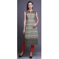 thumbnail image 2 of Bimba Kurtis Sans Manches pour Femmes, Kurta Droite Imprimée pour Femmes, Haut Indien, Grand, 2 of 5