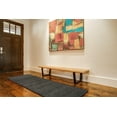 thumbnail image 2 of Celano Hand Woven Marled Wool Rug, Charcoal Gray, 2ft - 6in x 8ft, Runner, 2 of 5
