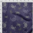 thumbnail image 3 of oneOone Rayon Navy Blue Fabric Sea Dress Material Fabric Print Fabric By The Yard 56 Inch Wide, 3 of 4