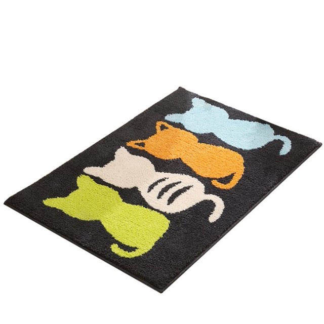 WX Alfombrilla para puerta, alfombrilla absorbente para entrada de baño, alfombrilla antideslizante par, 40x60cm Xishao Cocina, Decoración y Otros