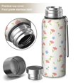 thumbnail image 2 of Floral 20oz Stainless Steel Thermal Bottle with Tea Filter and Cup Lid, Vacuum Insulated Coffee Mug with 316L Inner Liner, Leakproof Travel Thermos for Office,Thanksgiving,Christmas, Spring,Flower, 2 of 6