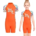 thumbnail image 4 of Traje de Surf Shamjiam para Niños Naranja XL, 4 of 9
