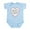Sky Blue, variant on CafePress - My Heart Belongs To Bubbie Baby Onesie - Baby Light Bodysuit, Size Newborn - 24 Months