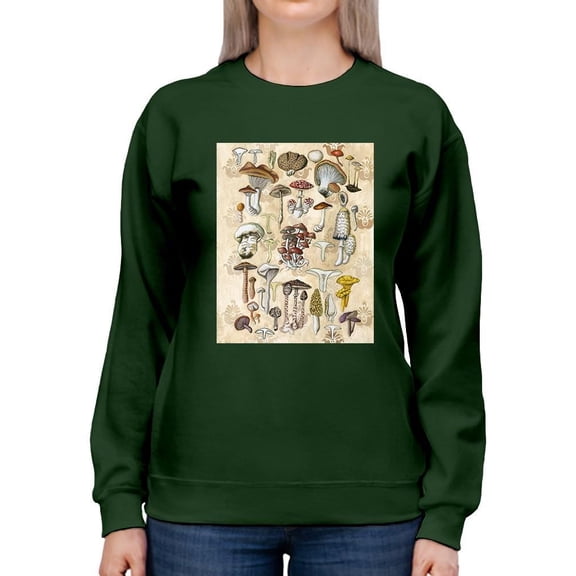 Mycological Study Sweatshirt Women -Naomi McCavitt Designs, Female Small