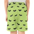 thumbnail image 3 of Bat Pattern Athletic Shorts Breathable with Comfort Fit Drawstring Casual Sweatshorts Small, 3 of 9