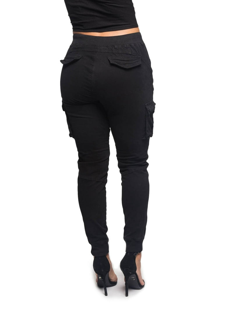 American Bazi Women's High Waisted Cargo Joggers Army Pants