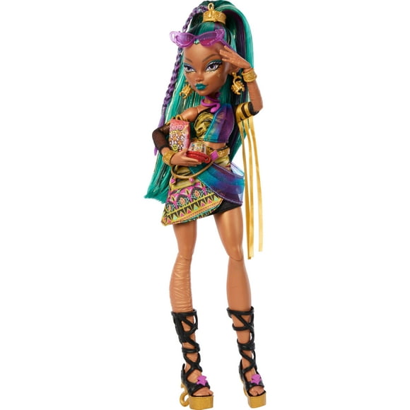 Muñeca Monster High Nefera De Nile Royal Mummy con accesorios