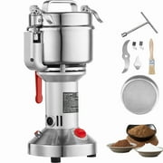 KFFKFF 550g Electric Grain Mill, 2000W Speedy Commercial Spice Grinder, Stainless Steel Powder Pulverizer for Dry Grains, Spices, Cereals, Coffee, Corn, Pepper