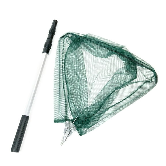 Foldable Landing Net with Telescopic Aluminum Handle Extendable Landing Net Fishing Landing Net