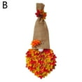 thumbnail image 1 of WAITLOVER Decoración navideña con forma de sombrero bajo, guirnalda de puerta, decoración colgante de hoja de arce estacional, 1 of 6