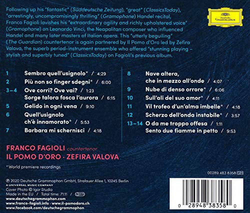 Franco Fagioli - Veni Vidi Vinci - Classical - CD