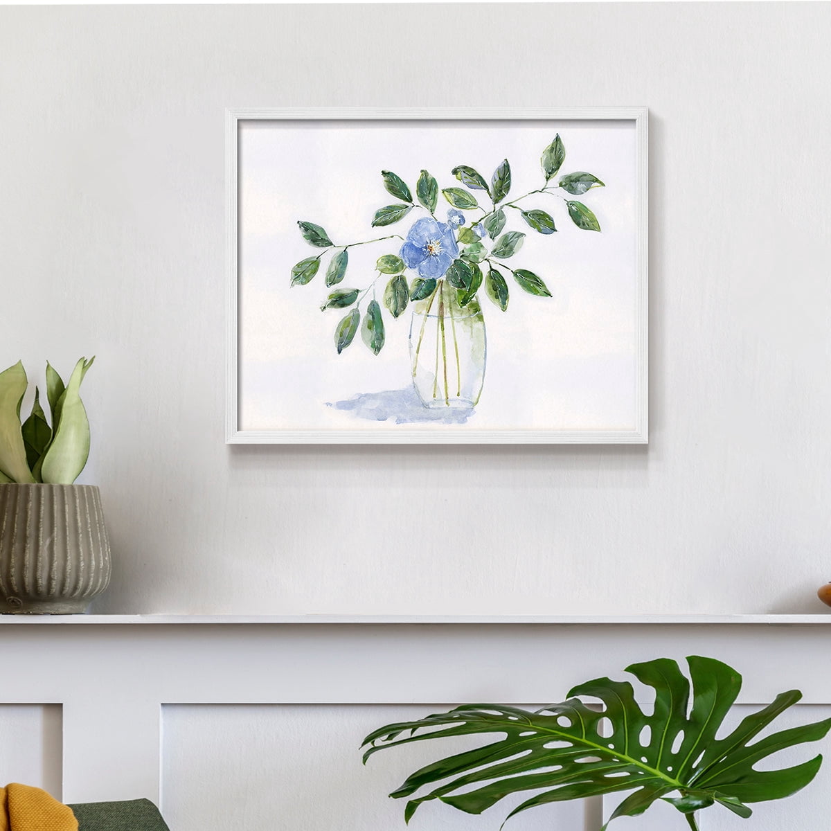 Rustic Simplicity II by Sally Swatland - Restickable Framed Giclée Print