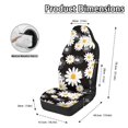 thumbnail image 6 of POLERO Polyester Car Seat Cover for Auto, Washable Protective Vehicle Cushion Protectors, Daisy Flower Print, 6 of 12