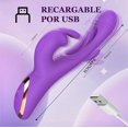 thumbnail image 4 of Conejo Vibrador 3 En 1 Juguetes Sexuales para Mujeres con Modos de Vibración y Flapping Hueco Anal C multicolor, 4 of 8