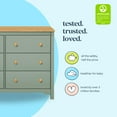 thumbnail image 2 of DaVinci Shea 6-Drawer Dresser in Light Sage and Honey, 2 of 5