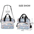 thumbnail image 3 of Insulated Crossbody Lunch Bag 10L Lunch Tote with Adjustable Shoulder Strap for Work Office Picnic Cute Cat Pattern, 3 of 6