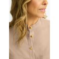 thumbnail image 2 of Jessica London Women's Plus Size Button-Front Chest Pocket Blouse, 2 of 4