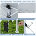 thumbnail image 6 of Gymax 10 x 10 FT Pop up Canopy Tent w/Carrying Bag 4 Sandbags 8 Stakes 4 Wind Ropes White, 6 of 10