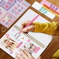 thumbnail image 6 of HTAKE 6" x 8" DIY Journal Scrapbooking Kit, Girls 8+ 29 Pieces, 6 of 6
