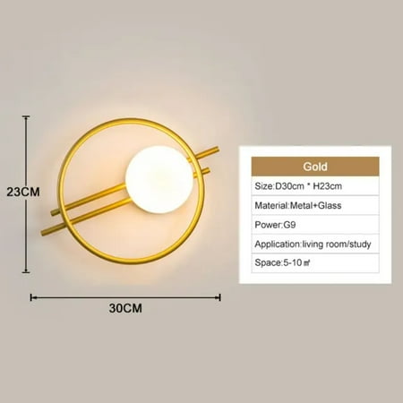 

DJIRUI Illuminate any room with a touch of sophistication by upgrading your stylish lighting with this elegant modern black and gold LED wall sconce luminaire lamp. Enhance your contempo